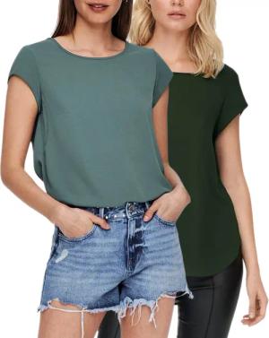 ONLY Shirtbluse (2er Pack) Basic Shirt