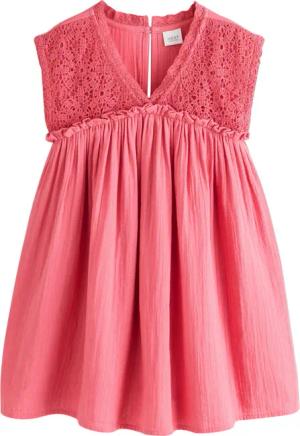 Next Sommerkleid Kleid mit Häkelbesatz (1-tlg)