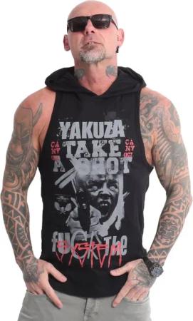 YAKUZA T-Shirt Shot Hooded Tanktop Shirt