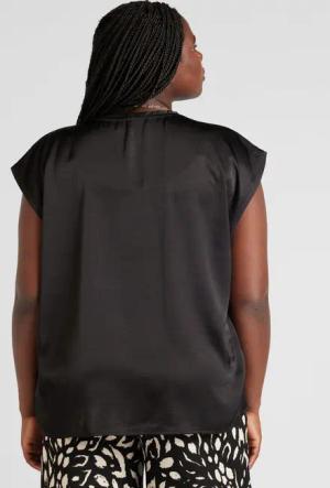 Vero Moda Curve Kurzarmbluse VMCREBA (1-tlg)