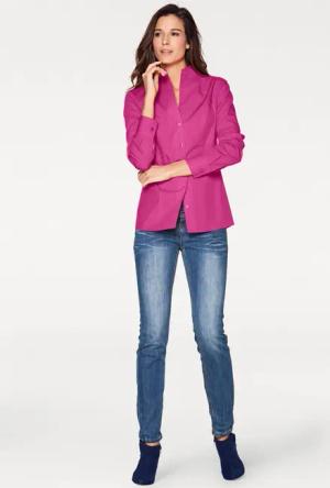 heine Klassische Bluse Stehkragen-Bluse