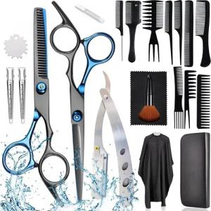 ZEUOPQ Haarschere Haarschere Friseurschere Profi Haarschneideschere