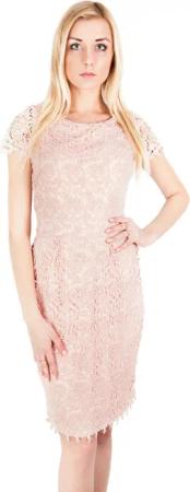 Sarcia.eu Spitzenkleid Figurbetont Mittellang Midi Cocktailkleid