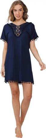 Pastunette Strandkleid Damen Kleid mit Spitze