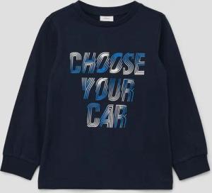 s.Oliver Langarmshirt Longlseeve mit gummiertem Schriftprint