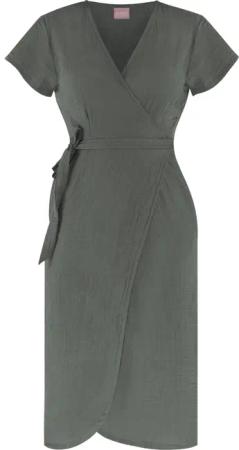 Janice Midikleid Musselin Kleid Chadies Sommerkleid