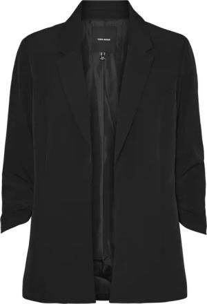 Vero Moda Kurzblazer CARLA (1-tlg) Drapiert/gerafft