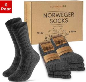 sockenkauf24 Norwegersocken 6 Paar Damen &