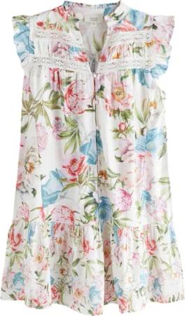 Next Minikleid Minikleid mit Spitzeneinsatz und