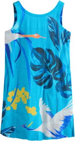 Next Minikleid Mini-Etuikleid mit Leinen mit