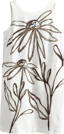 Next Minikleid Mini-Etuikleid mit Leinen mit