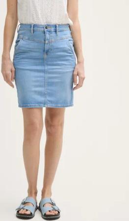 TOM TAILOR Sommerrock Jeansrock mit Stretch-Anteil