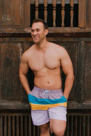 Luvanni Badehose Badehose Herren Badeshorts 600