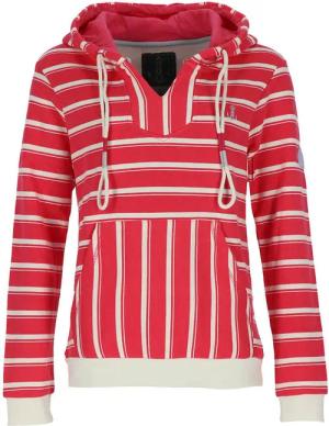 Leitfeuer Kapuzenpullover Damen Sweathoody mit Streifen-Muster