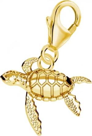 Goldene Hufeisen Charm-Einhänger Schildkröte Charm Anhänger