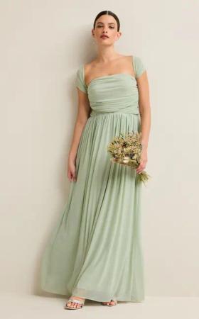 Next Maxikleid Multiway-Maxikleid aus Mesh, Kurzgröße