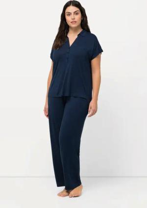 Ulla Popken Pyjama Pyjama oversized Zweiteiler