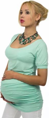 YESET Umstandsshirt Umstand Shirt kurzarm T-Shirt