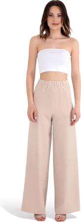 fashionshowcase Schlupfhose Damen Hose High Waist