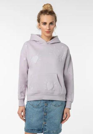SUBLEVEL Kapuzenpullover mit 3D Print Sweater,