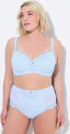 Ulla Popken Bügel-BH Bügel-BH Zierbänder abnehmbar