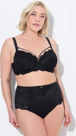 Ulla Popken Bügel-BH Bügel-BH Zierbänder abnehmbar