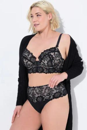 Ulla Popken Slip TRUYOU String-Panty Spitze