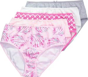 Ulla Popken Slip Midislips 5er-Pack Muscheln/