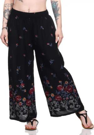 Aurela Damenmode Culotte Sommerhose leichte Marlene