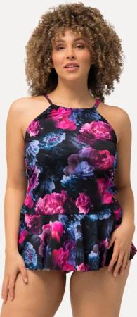 Ulla Popken Tankini Tankini Pfingstrosen Softcups