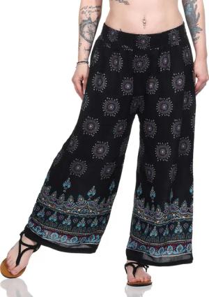 Aurela Damenmode Culotte Sommerhose leichte Marlene