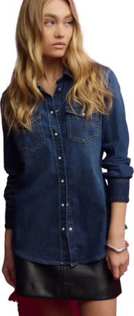 Next Jeanshemd Enges Jeanshemd im Westernstil