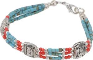 Guru-Shop Armreif Tibetschmuck Perlenarmband, Ethnoarmband,..