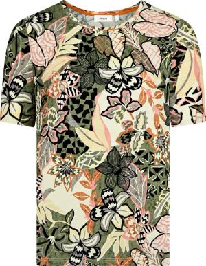 elanza T-Shirt Shirt mit Blumen-Print in