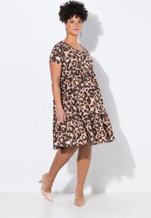 MIAMODA Jerseykleid Jerseykleid bequeme Passform Volants