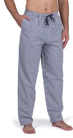 Moonline Schlafhose Herren Webhose Freizeithose Loungewear
