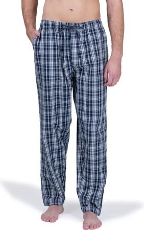 Moonline Schlafhose Herren Webhose Freizeithose Loungewear