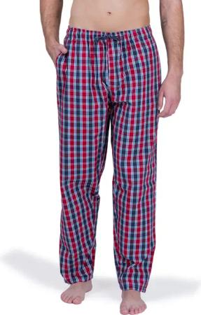 Moonline Schlafhose Herren Webhose Freizeithose Loungewear