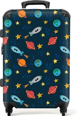 NoBoringSuitcases.com© Kinderkoffer Weltraum - Planeten -