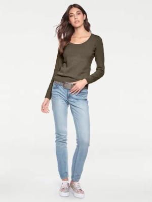 heine Strickpullover Rundhals-Pullover