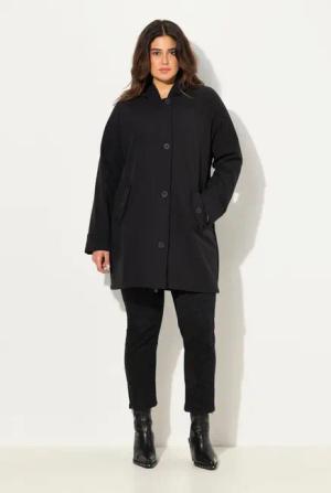 Ulla Popken Wintermantel HYPRAR Softshell-Mantel wasserabweisend