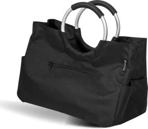 eluno Einkaufskorb WARWE, Polyester wasserabweisend, schwarz
