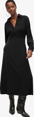 Next Midikleid Langärmeliges Midikleid mit V-Ausschnitt