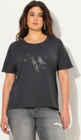 Ulla Popken T-Shirt T-Shirt Schriftmotiv Oversized