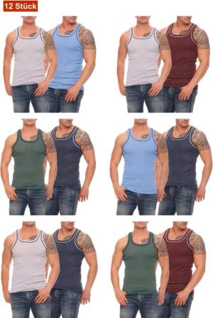 Cocain underwear Unterhemd Farbiges Herren Unterhemd