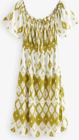 Next Sommerkleid Schulterfreies Sommerkleid – Petite