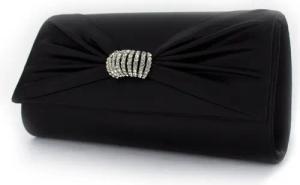 White Lady Clutch Sara Satin -