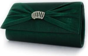 White Lady Clutch Sara Satin -