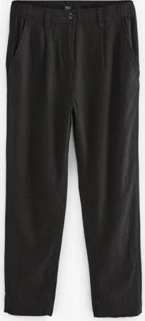 Next Stoffhose Karottenhose aus Leinenmischgewebe –