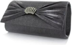 White Lady Clutch Sara Satin -